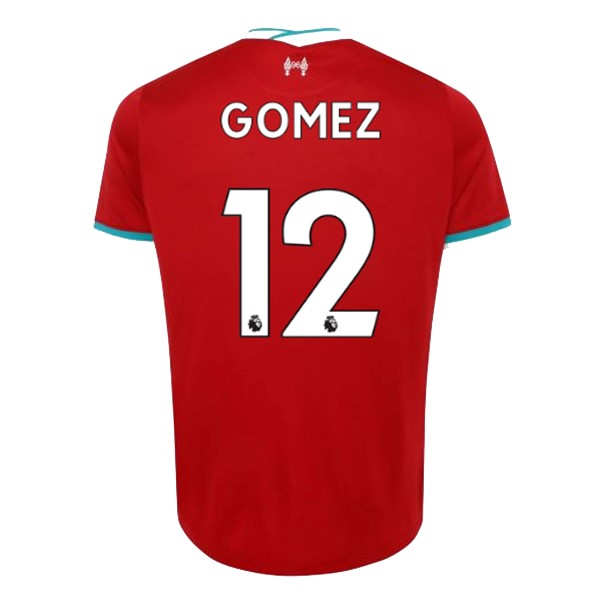 Trikot Liverpool NO.12 Gomez Heim 2020-21 Rote Fussballtrikots Günstig